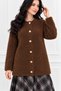 WOMEN'S OVERSIZED ELEGANT ANGORA CARDIGAN - 7