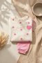 Lovely Embroidered Patterned 100% Cotton 2-Piece Baby Girl Set - 5