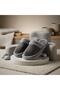 Women's and Girls' House Slippers with a Suede Exterior and Soft Plush Collar