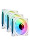 Vento Vf1204Fiw, 120mm, Argb, Case Fan, 3-Pack, White