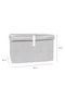 (4 Pcs) Multi-Purpose Box with Lid Storage Box Mini Size Tela 40*30*26 cm - 6