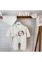 Name Embroidered Muslin Hospital Release Set of 4 100% Cotton - 4