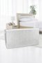 (2 Pcs) Gray Striped Zippered Mega Size Storage Bag Pillow-Quilt-Clothing Organizer 80*40*60 cm - 3