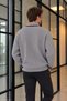 Men’s Button-Down Shirt Collar Knit Sweater - 3