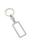 Sublimation Silver Chrome Keychain-Double Sided