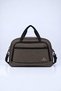 VT-012 Linen Unisex 3-Compartment Hand- and Shoulder-Carry Daily Travel, Gym, Fitness, and Sports Bag BROWN - 5
