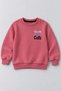 Girls' 2-Pack Winter Sweatshirt with Cat Print and Embroidery - 6