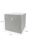 (4 Pcs) Shelf Organizer Box Set (30*30*30 cm) New Season Nano Technology Waterproof Fabric Gray - 4
