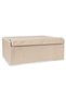 Brown Multi-Purpose Organizer - Box with Lid, Compatible with Under-Bed Storage, 50X40X19 cm - 3