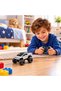 1:64 Scale Mini RC Monster Truck Toy, 2.4GHz Remote Control Off Road Pickup Racing Car with Big Wheels, Silver Futuristic Mini Rally Truck with Transparent Storage Case for Kids Ages 6+ - 2