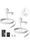 ميكروفون لافالير (2 قطعة) متوافق مع Rode Wireless GO II 2 و DJI Wireless Mic Trans