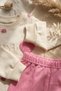 Lovely Embroidered Patterned 100% Cotton 2-Piece Baby Girl Set - 6