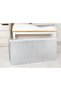 (5 Pcs) Gray Striped Zippered Mega Size Storage Bag Pillow-Quilt-Clothing Organizer 80*40*60 cm - 5