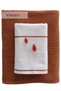Babil Terracotta Color 100% Cotton 2-Piece Towel Set - 2