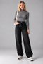 Back Belt Buckle Wide Leg Baggy