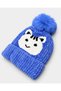 Baby & Toddler Cute Cat-Printed, Fur-Lined, Plush-Lined Winter Beanie with Ear Flaps and Pom-Poms (Ages 1–3) - 2