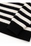 WOMEN'S STRIPED V-NECK 3-BUTTON LONG-SLEEVED KNITTED CARDIGAN - 2