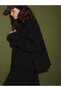 V-Neck Acrylic Knit Set, Black - 4