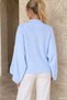 WOMEN'S BATWING SLEEVE MOCK NECK KNIT BLOUSE - 5