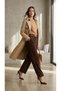 Brown Corduroy Palazzo Pants - 4
