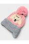 Cute Dog-Shaped Winter Beanie with Fur-Lined Design, Pom-Poms, and Ear Flaps for Girls/Boys (Ages 1–3)