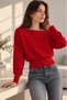 Women's Ribbed Thin Knit Sweater - 2