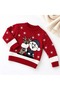 Girls' and boys' winter - christmas - new year - snow-themed knit sweater - 3