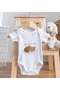 BK Kids "Good Night" Design Baby Bodysuit and Bib Gift Set - Model 1, 0–3 Months - 5