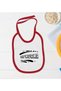 BK Kids "Afkurma" Design Red Baby Bodysuit and Bib Gift Set-1 - 3