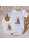 BK Kids "Dad's Fisherman Friend" Design Baby Bodysuit and Bib Gift Set - Model 1 9 - 2