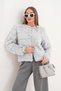 Navy Waterway Fur-Trimmed Coat - 7