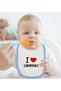 BK Kids "I Love Çanakkale" Modal Baby Bib - Model 1 - 2
