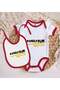 BK Kids Donayrum-Designed Red Baby Bodysuit and Bib Gift Set-1, 9–12 Months - 2