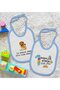 BK Kids First Father's Day-Themed 2-Pack Blue Baby Bib - 1 en127032 - 2
