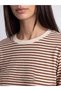Lcw Everyday Beige Crew Neck Striped Women's Bodysuit - 3