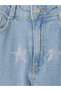 Lcw Kids Blue Wideleg Stone Girl's Jean Pants - 3