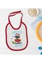 BK Kids "Dad's Fisherman Friend" Design Red Baby Bib - 1 en124459