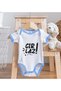 BK Kids Blue Baby Bodysuit and Bib Gift Set with Cırlaz Design - Set 1, 12–18 months - 5