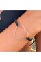 18Kt Gold Heart Bracelet B1Y71 | Heart Diameter 2.5cm - 2