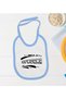BK Kids Afkurma-Designed Blue Baby Bodysuit and Bib Gift Set-1, 12–18 months - 4