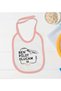 BK Kids "I'm Going to Be a Pilot" Design Pink Baby Bodysuit and Bib Gift Set-1, 9–12 Months - 3