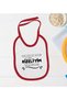 Bk Kids Rizeliyim Designed Red Baby Bodysuit and Bib Gift Set - 1 - 4