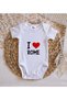 BK Kids "I Love Rome" Design Baby Bodysuit - Model 1, 0–3 Months - 3