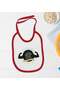 BK Kids "My Uncle Takes Care of Everything" Red Baby Bodysuit and Bib Gift Set—1 6 - - 4