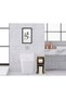 BK Home Natural Solid Wood Toilet Paper Holder and Decorative Wooden Picture Frame Set with Black Frames—Set of 5