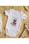 BK Kids Baby Bodysuit Featuring "Dad's Fisherman Friend" Design - Model 1, 6–9 Months