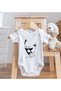 BK Kids Atatürk-Themed White Baby Bodysuit and Bib Gift Set-25, 9–12 Months - 5