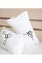 "For My Love" Patterned Cotton 2-Piece Pillowcase Set—7, 50x70 cm, Gift for a Loved One, Home Gift, - 2