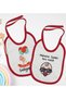 BK Kids "The Owner of the Place" Designer 2-Pack Red Baby Bib - 1 en126986