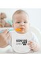 BK Kids "Gelüse Gelü" Design White Baby Bodysuit and Bib Gift Set-1, 0-3 Months, 478974b0 - 3